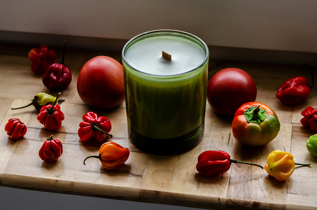 Tomato Leaves Candle