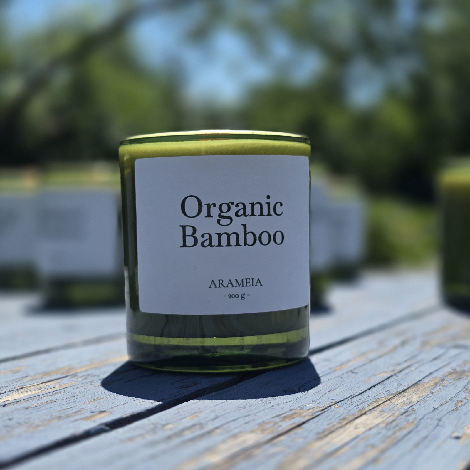 Organic Bamboo Candle