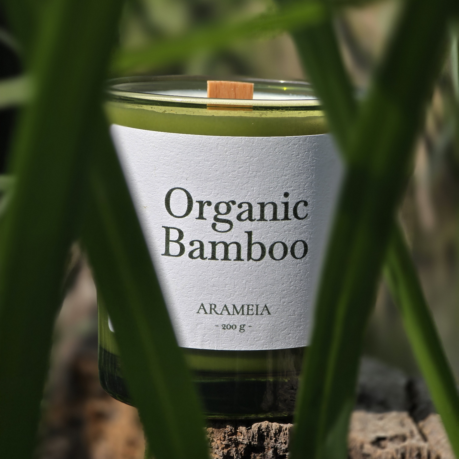 Organic Bamboo Candle