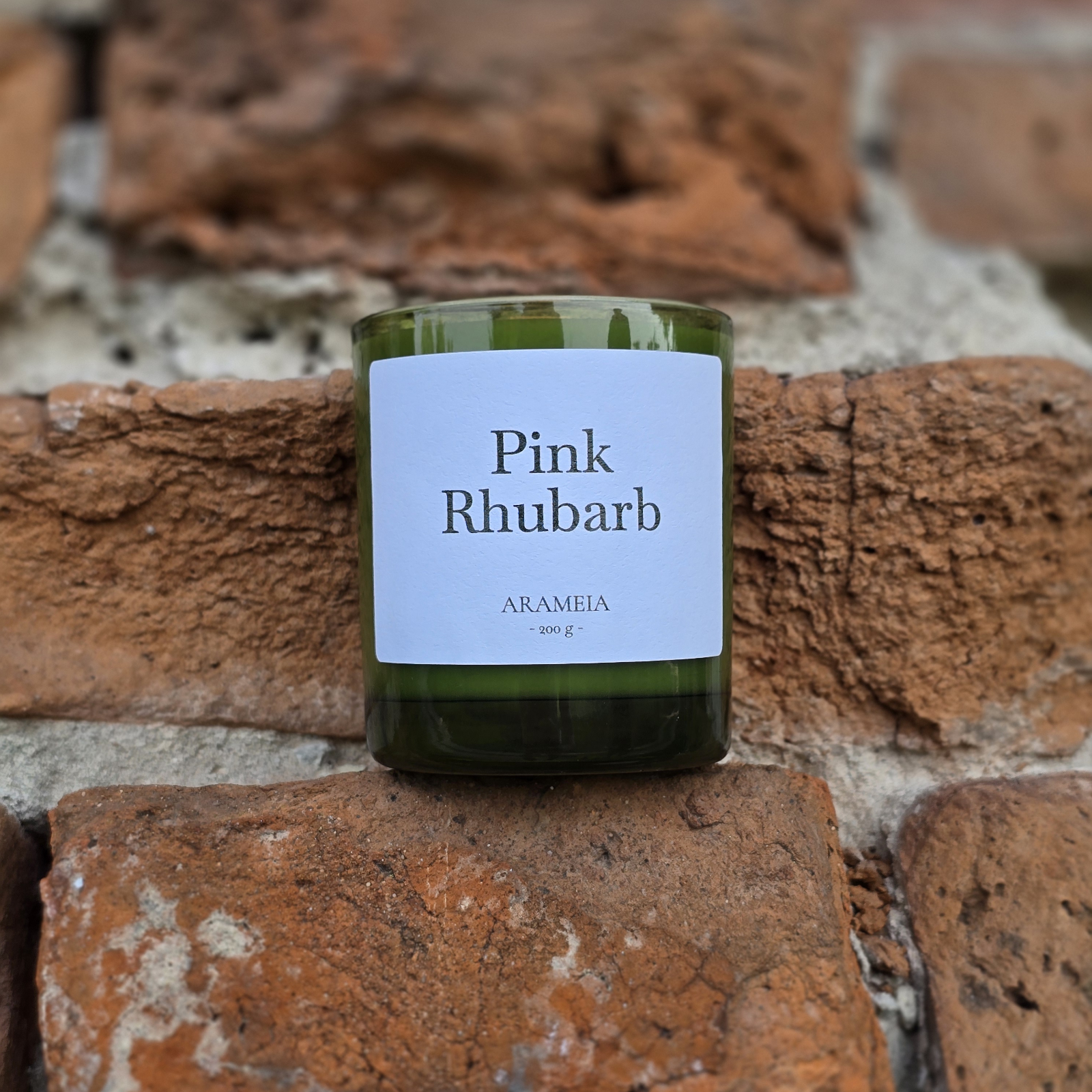 Pink Rhubarb Candle